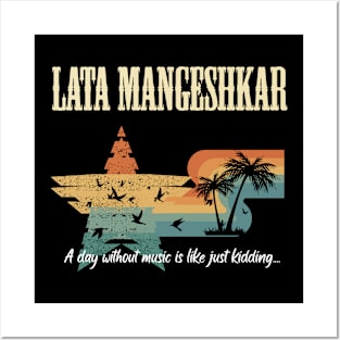 LATA MANGESHKAR BAND Posters and Art